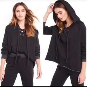 Wildfox Hutton Lace Up Hoodie